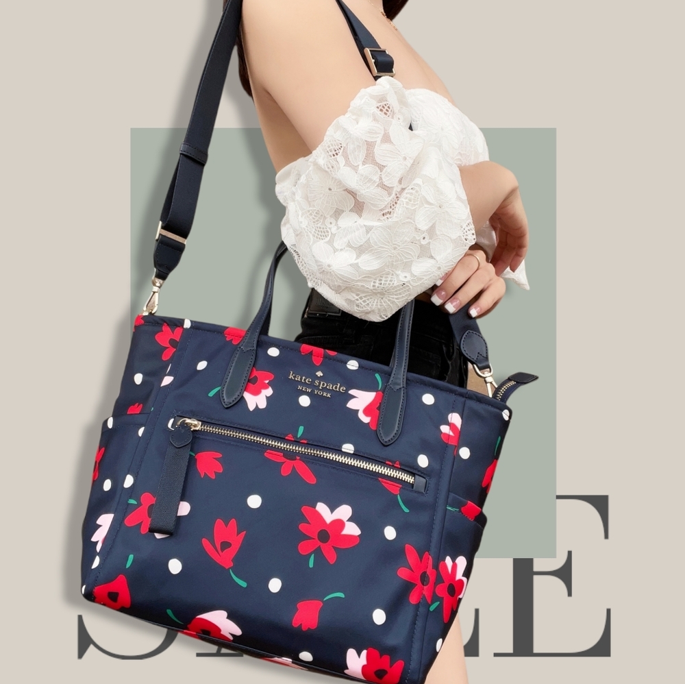 NWT kate spade Floral medium tote